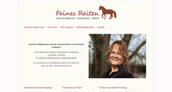 Desktop Screenshot of feinesreiten.de